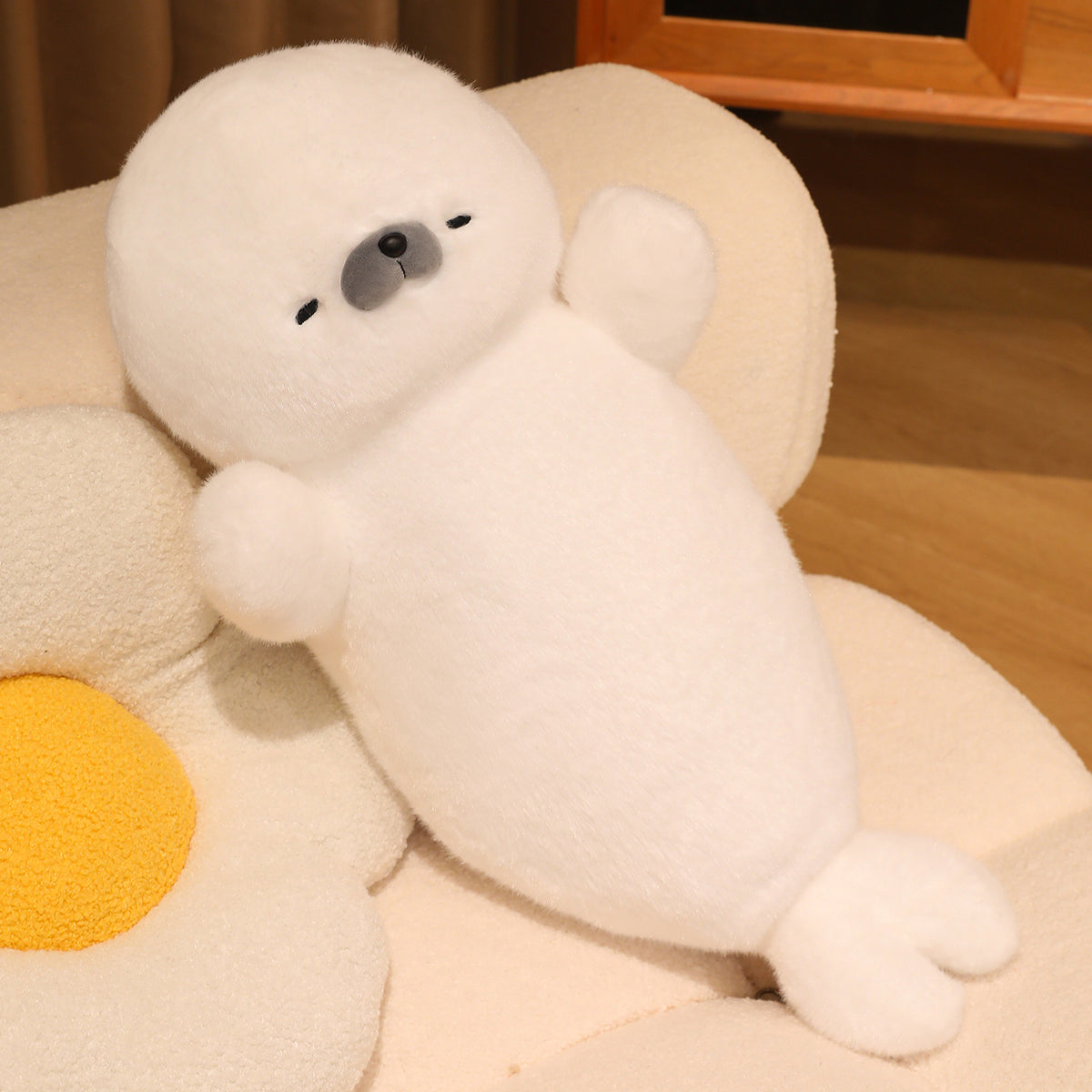 Cute Lying-seal Plush Toy Soft Sea Otter | Magic Stories