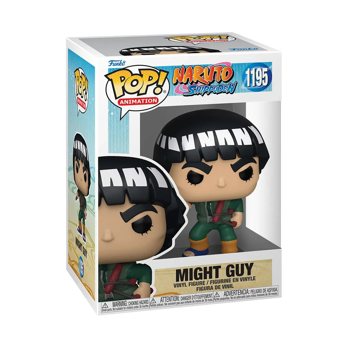 Naruto Might Guy Pop! Vinyl Figure — side view