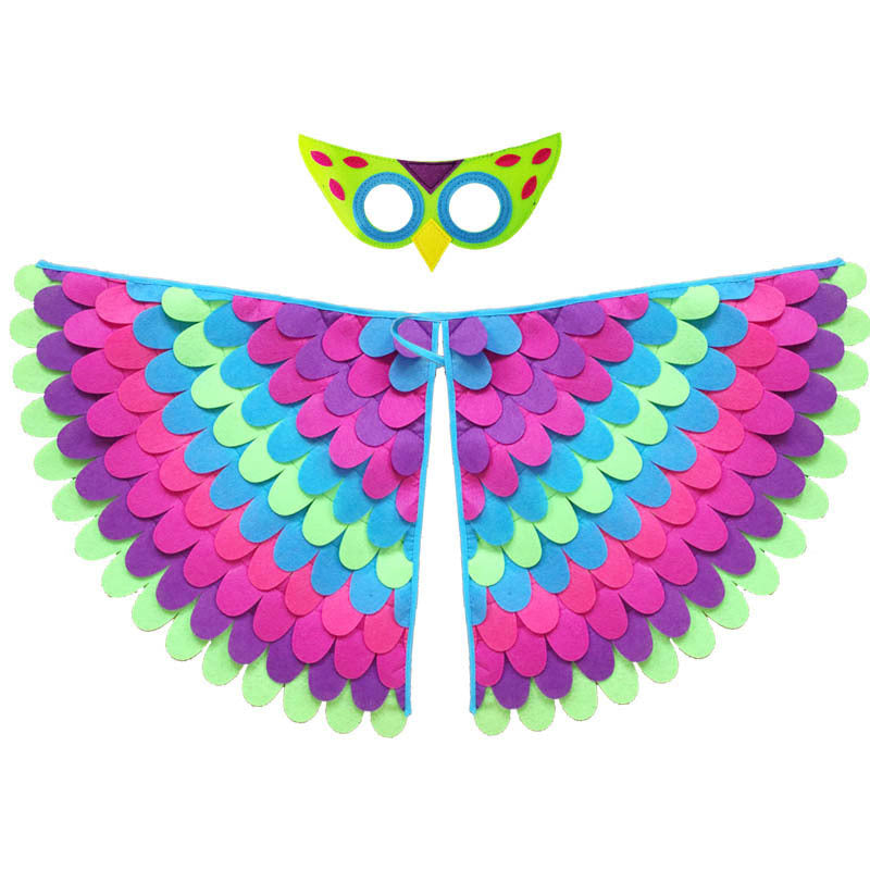 Felt Wings Halloween Carnival Costume — in use