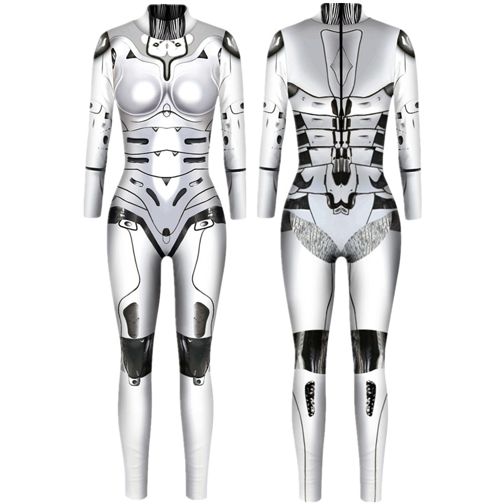 Robot Bodysuit Bodysuit Halloween Sexy — side view