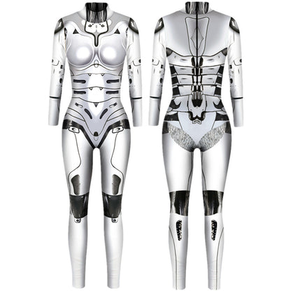 Robot Bodysuit Bodysuit Halloween Sexy — side view
