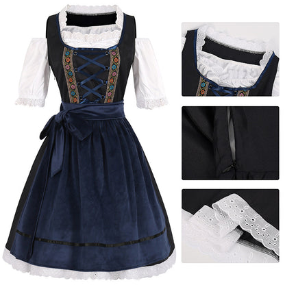 German Halloween Costume Maid Costume — detail