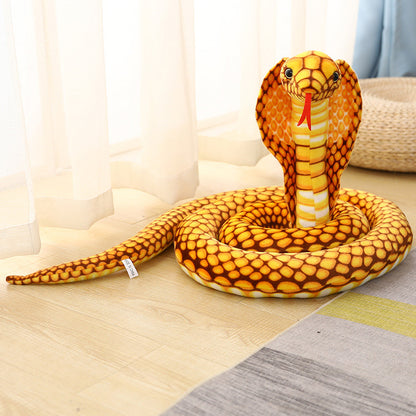 Cartoon Big Snake Plush Toy Large Snake Doll | Magic Stories