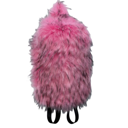 Fur Hot Girl Plush Backpack — scale reference