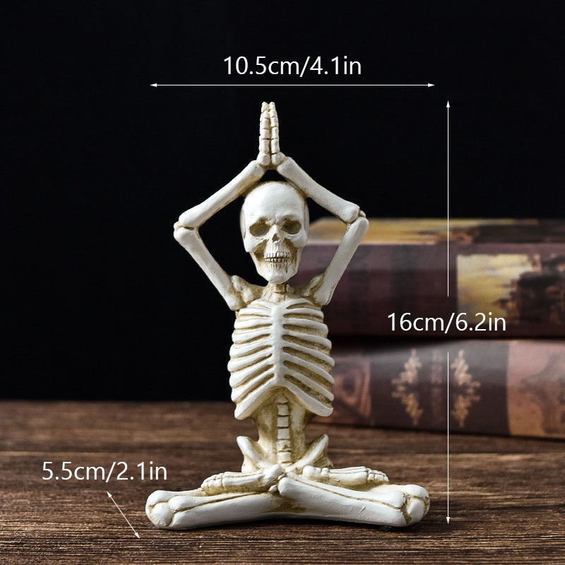 Halloween Horror Desktop Decoration — back view