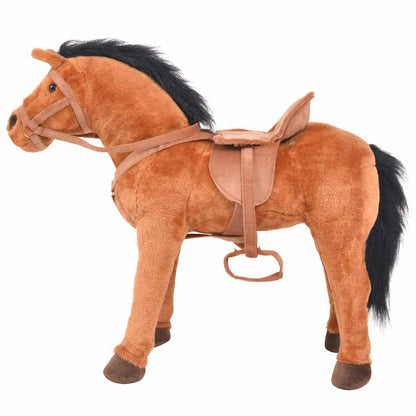 Plush Horse Standing Plush Plush Horse — back view