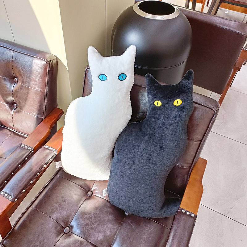 Cartoon Black Cat Pillow Plush Toy | Magic Stories