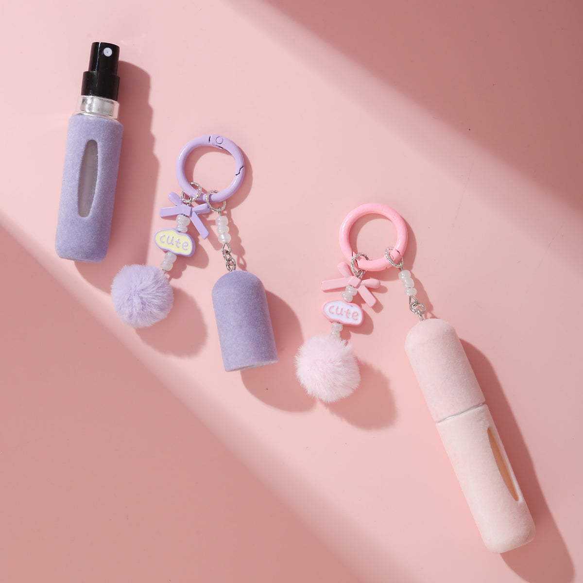 Plush Bag Charm Perfume Bottle Girly | Magic Stories