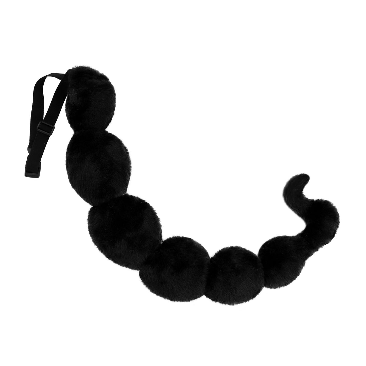 Halloween Plush Scorpion Tail Prop, Bendable — in use