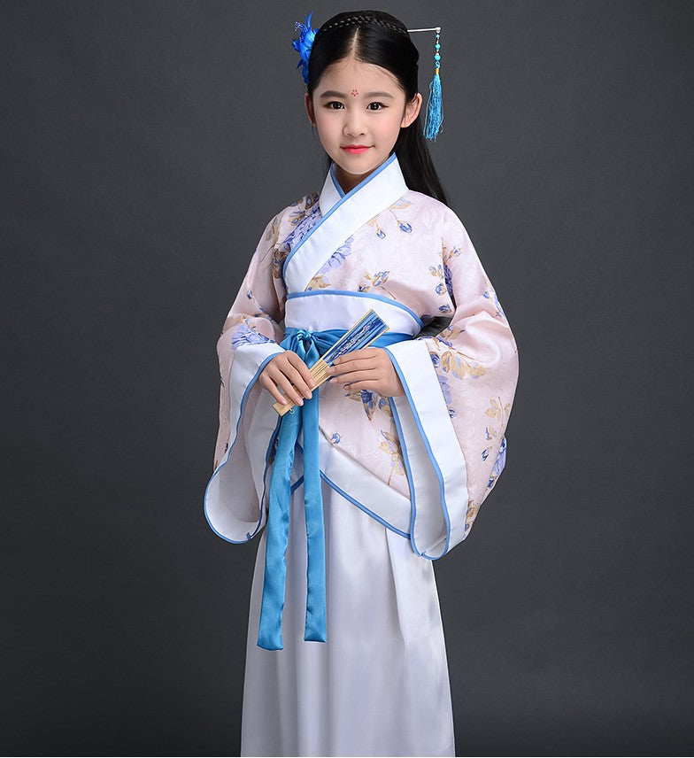 Children's Han Chinese Costume Tang Suit | Magic Stories