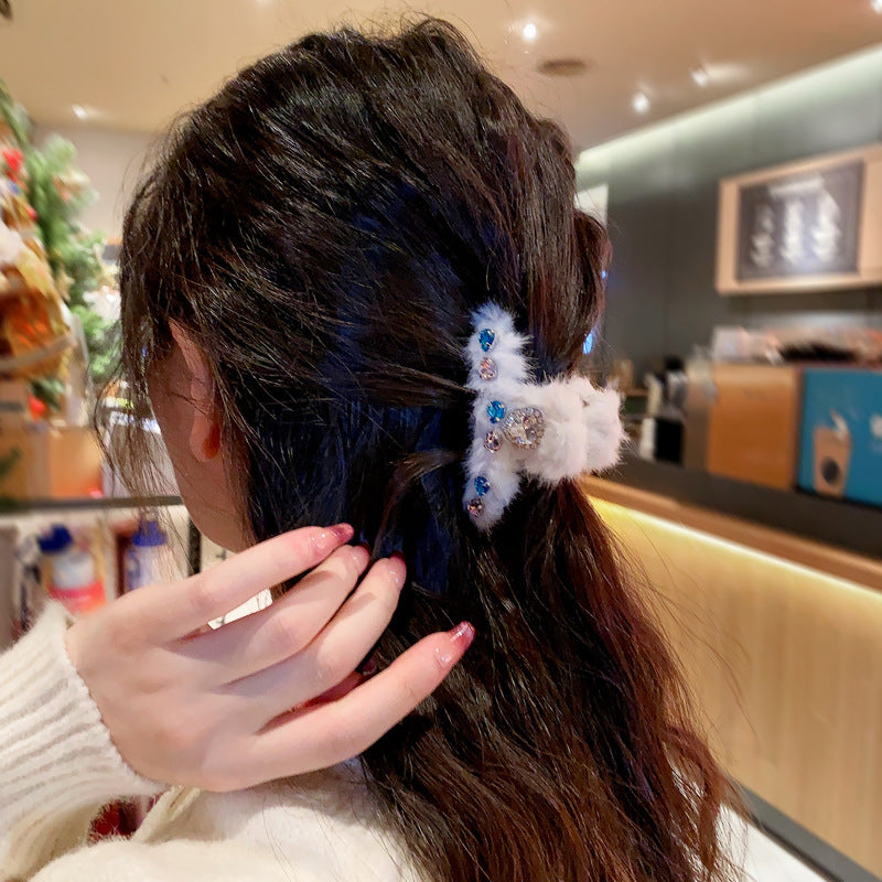 Plush Grip Medium Back Head Barrettes Shark | Magic Stories