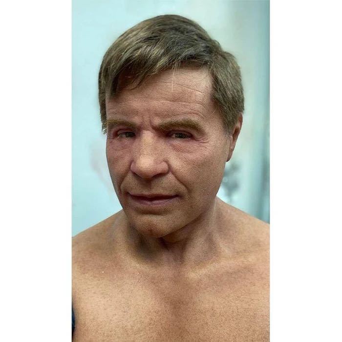 Face Wig Old Man Mask Headgear Halloween | Magic Stories