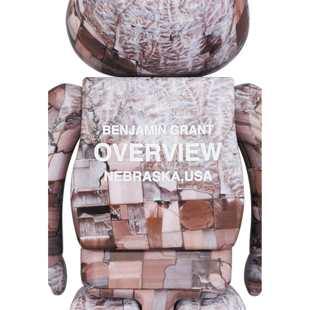 400% + 100% Bearbrick Benjamin Grant - Overview Nebraska — back view