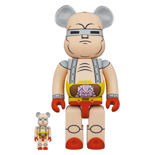 400% + 100% Bearbrick Krang Robot (Tortues Ninja - TMNT)