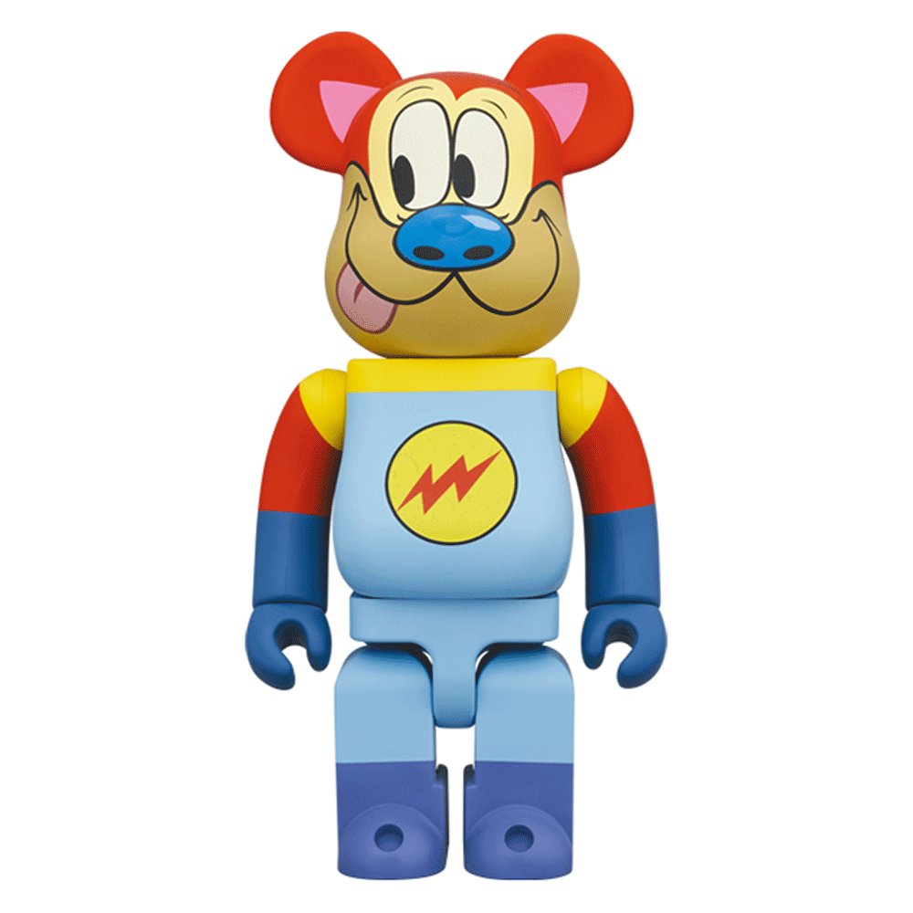 400% Bearbrick Ren & Stimpy Space Madness 2PCS SET — back view