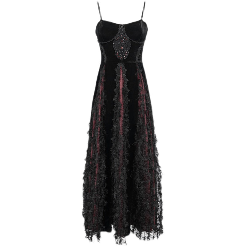Vintage Gothic Fashion Women's Sling Dress | Magic Stories