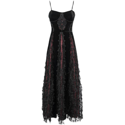 Vintage Gothic Fashion Women's Sling Dress | Magic Stories