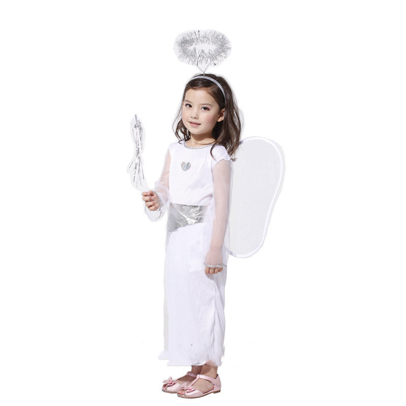 Children's Clothing Girls Angel Dress Costume Party Costumes — packaging