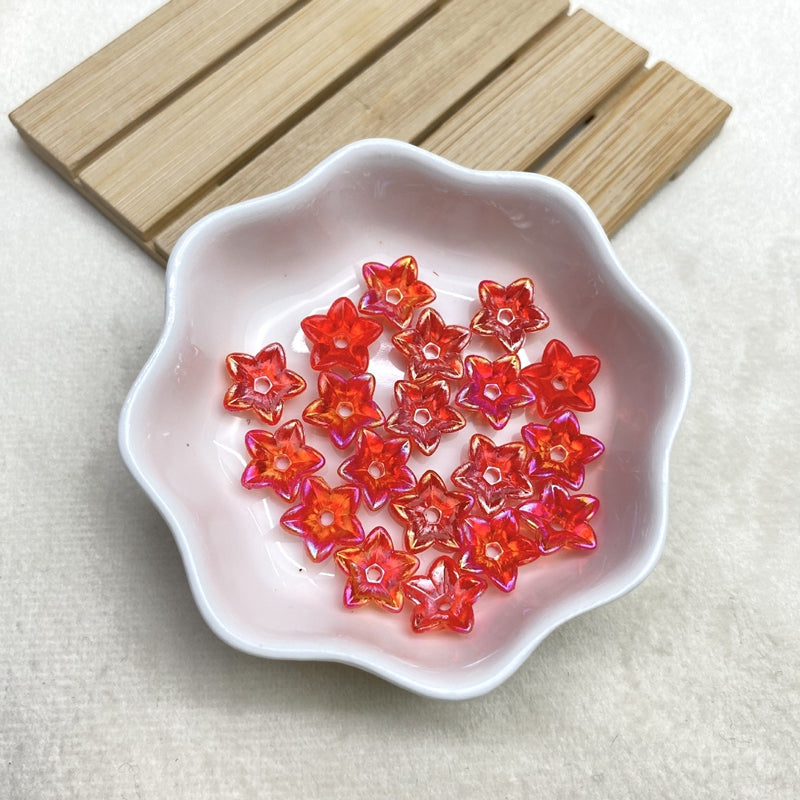 Translucent Flat-Back 5-Petal Acrylic Flower | Magic Stories