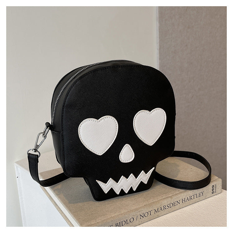 Cute Halloween Skull Bag — back view