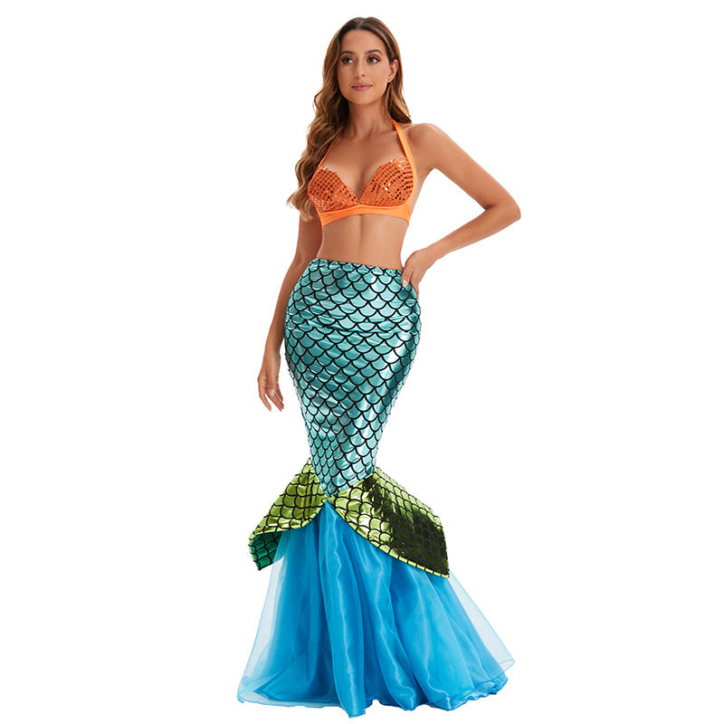 Halloween Costume Mermaid Princess Long | Magic Stories