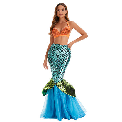 Halloween Costume Mermaid Princess Long | Magic Stories