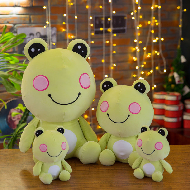 Little frog doll plush toy — detail
