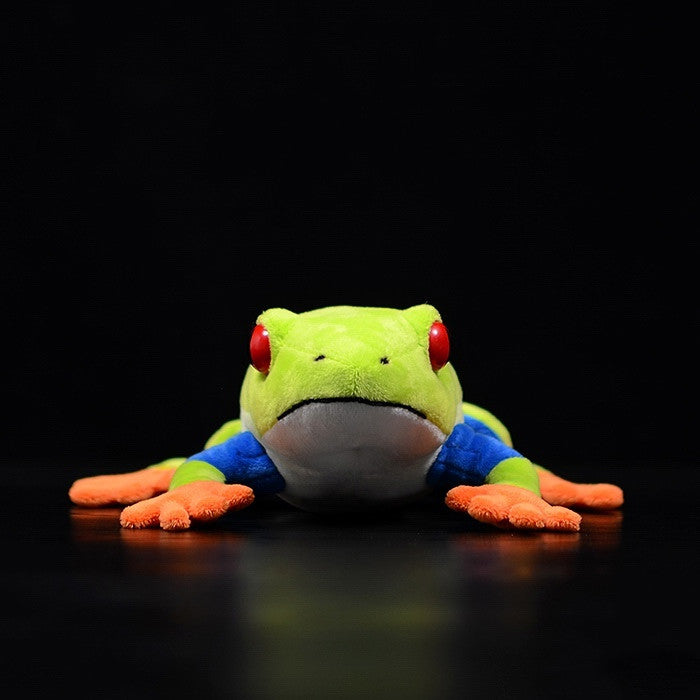 Red-eyed Small Tree Frog Plush Toy Doll — detail