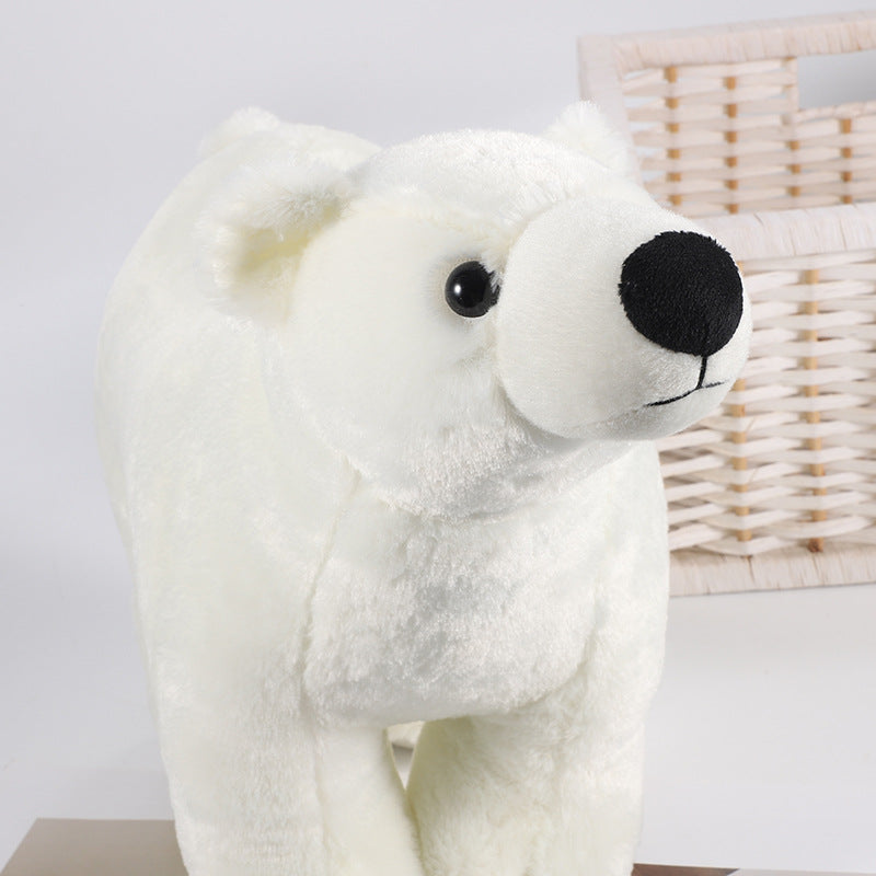 Cute Polar Bear Doll Plush Toy | Magic Stories