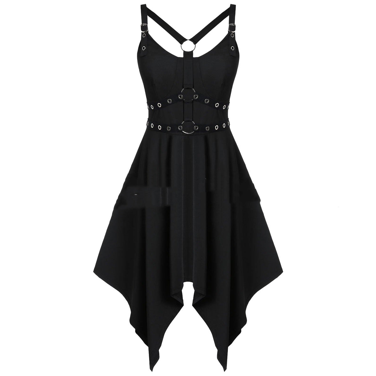Irregular Dress Gothic Punk Dress — side view