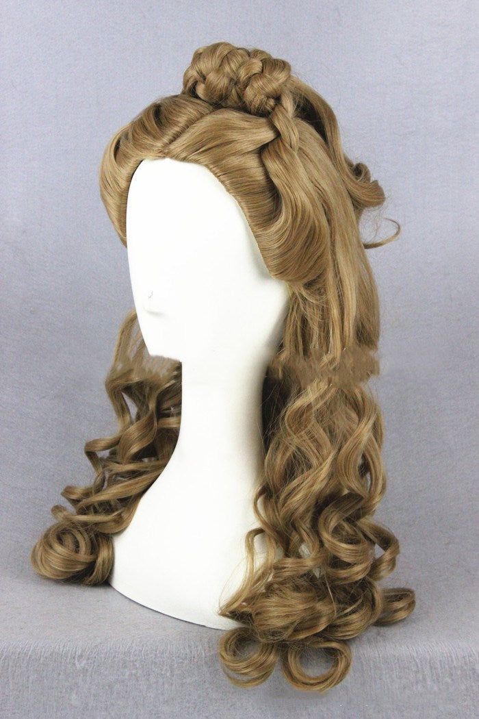 Pulls Brown Cosplay Wig — back view