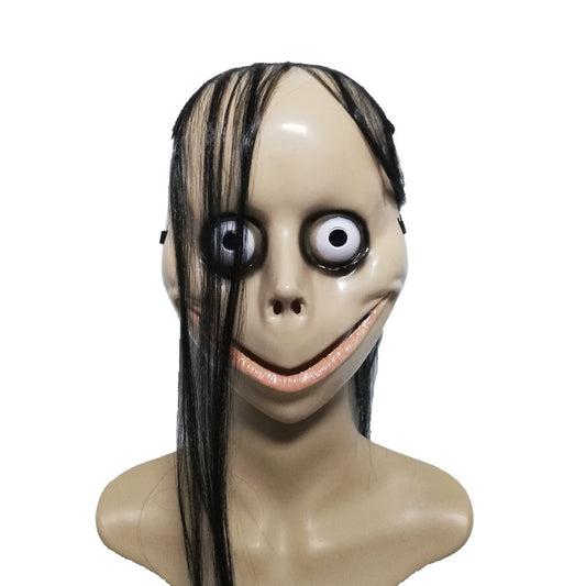 New Halloween Horror Long Hair MOMO Mask | Magic Stories