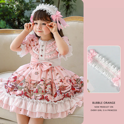 New Hot Sell Girls' Lolita Puffy Dress | Magic Stories