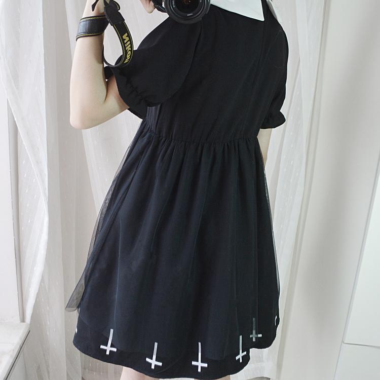 Harajuku Gothic Lolita Dress — scale reference