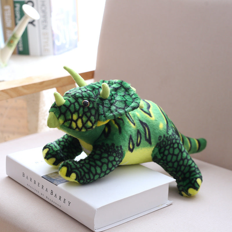 Triceratops Dinosaur Soft Stuffed Plush Toy — detail