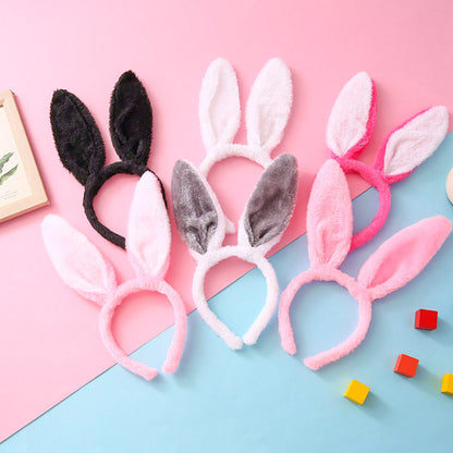 Plush Sequins Rabbit Ears Headband | Magic Stories