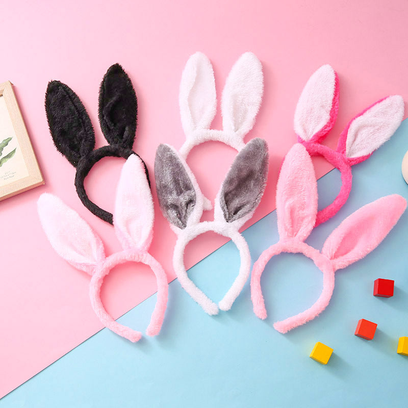 Plush Sequins Rabbit Ears Headband | Magic Stories