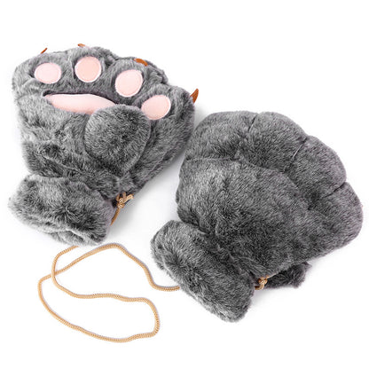 Plush Teddy Bear Paws Paw Gloves Birthday Gift