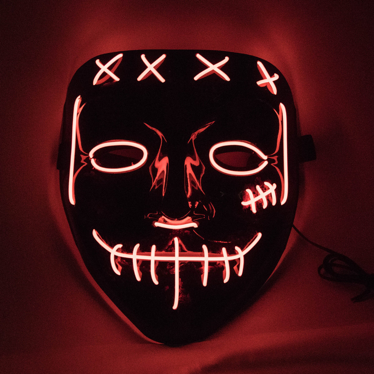 Grimace Horror Headgear Mask — side view