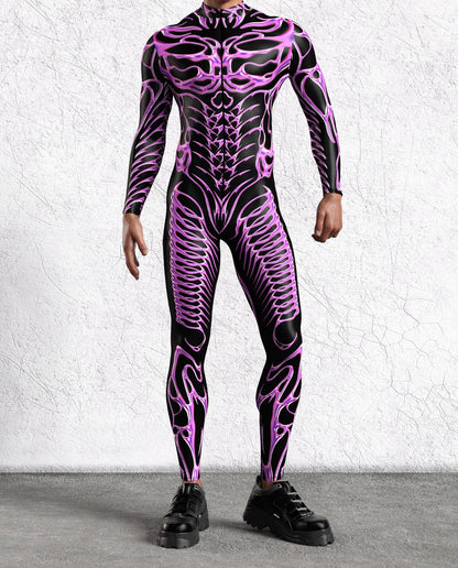 Halloween Tights 3D Digital Printing Cosplay One-piece Play Costume — detail