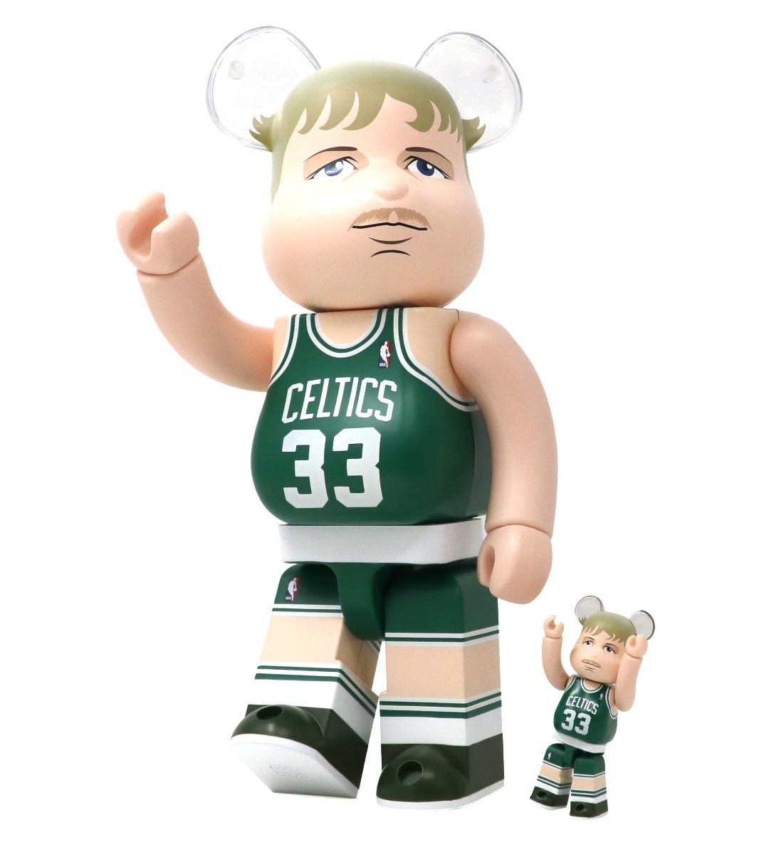 400% + 100% Bearbrick Larry Bird (Boston Celtics)