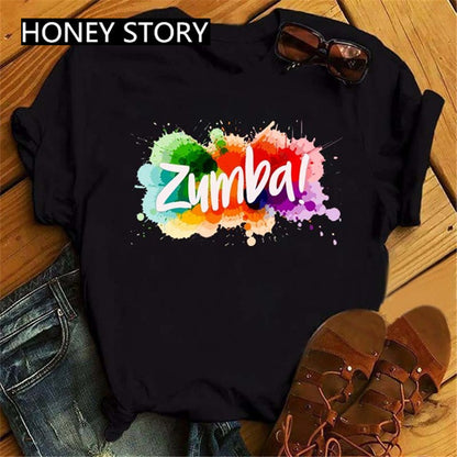 Dance Watercolor Printing Women's T-shirt | Magic Stories