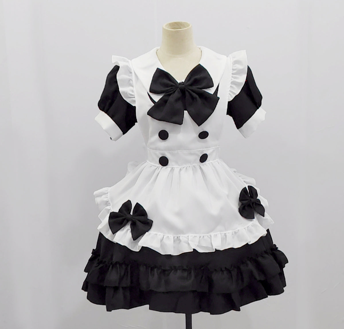 2D Lolita Western-style Dress Lolita Loli One-Piece Outfit Set — side view