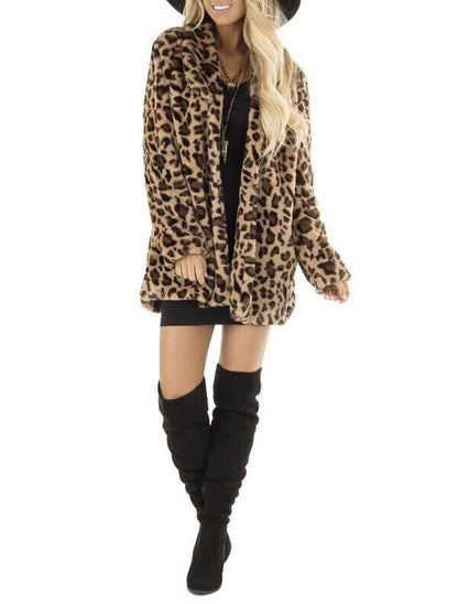 Plush loose cardigan with lapel cardigan — packaging