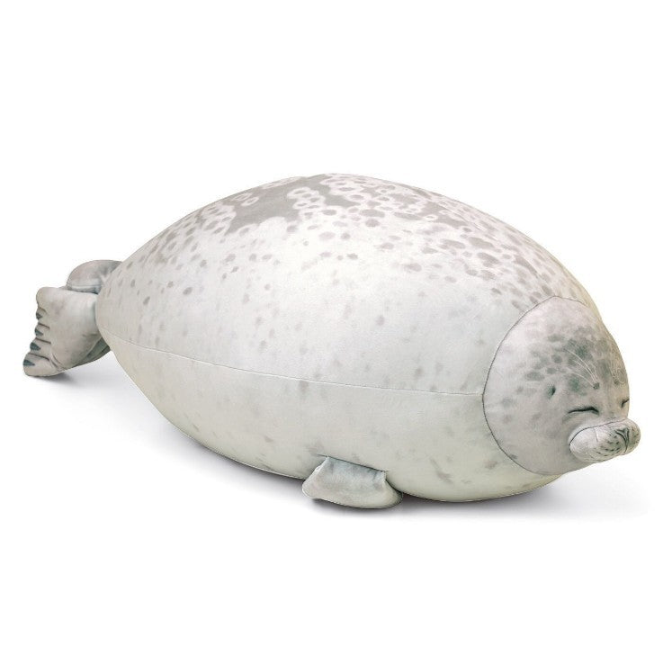 Plush Seal Cushion — back view