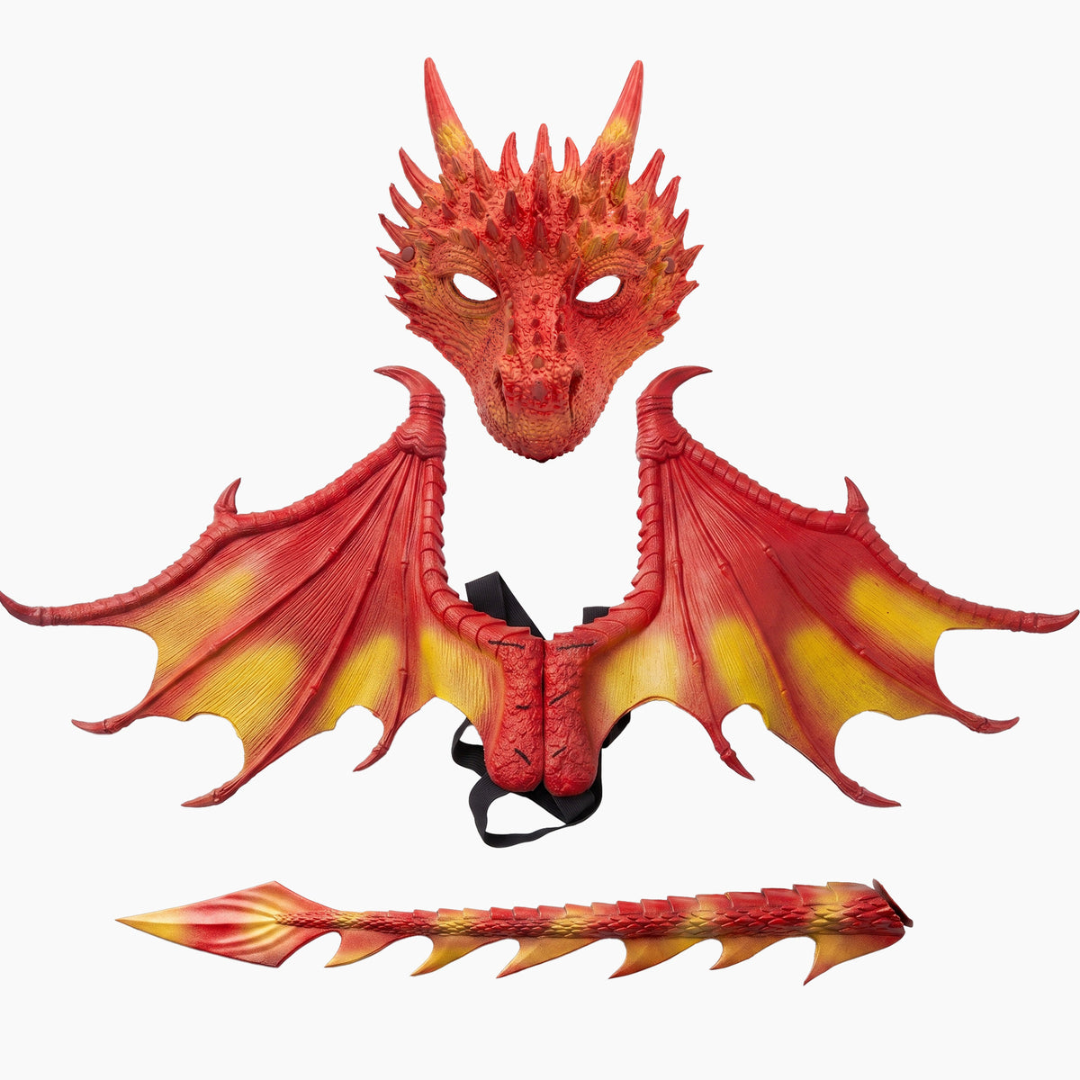 Halloween Mardigras Carnival Kid Child Costume Demon Cosplay Dragon Suit Cross Border — side view