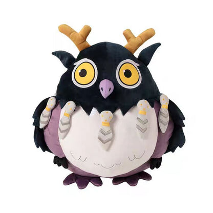 Owl plush doll — back view