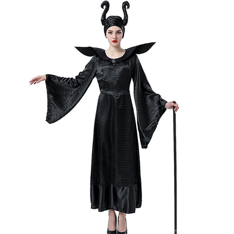 Witch Costume Dark Halloween Costume — side view