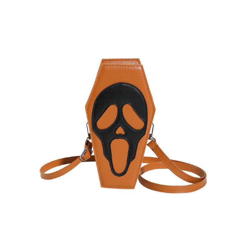 Halloween Coffin-Shape Shoulder Bag — detail