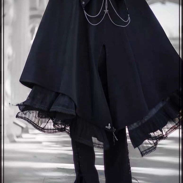 Monarch Black Cloak Costume Cos Japanese | Magic Stories